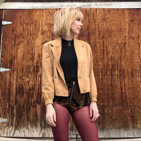 SOLD🔥RARE 1970s GUCCI Suede Blazer Jacket 🔥 - Picture 4 of 8